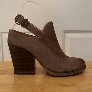 Timberland Marge Slingback Taupe Grey Bootie Size 10